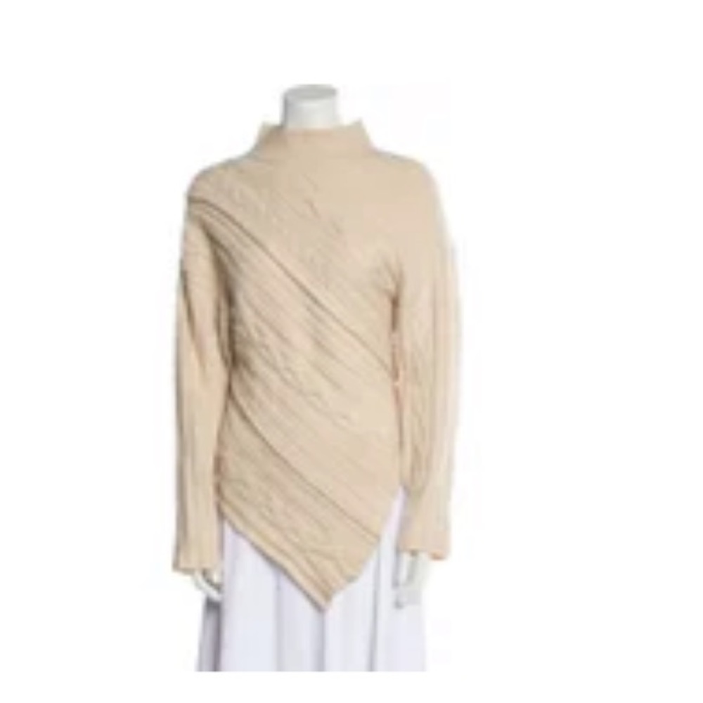 Proenza schouler Bias asymmetrical Cable Sweater